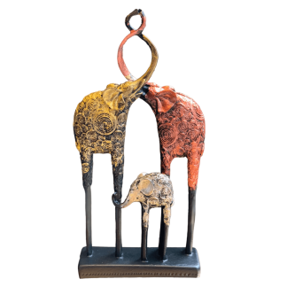 HF270-02 FİL AİLE DEKOR