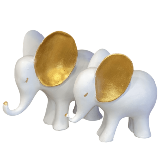 HF272-09 İKİLİ FİL DEKOR