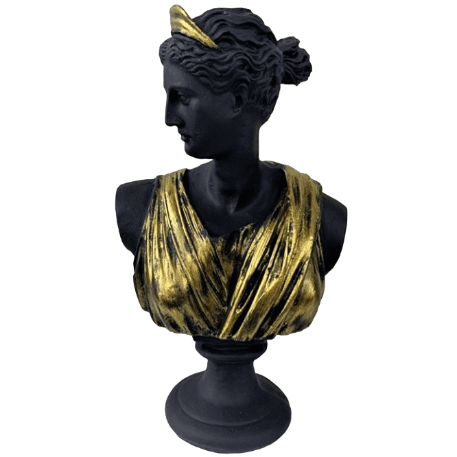HK101-02 AFRODİT SİYAH ÜZERİ GOLD ESKİTME
