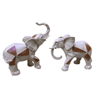 HF515-05 İKİLİ KÜBİK FİL DEKOR