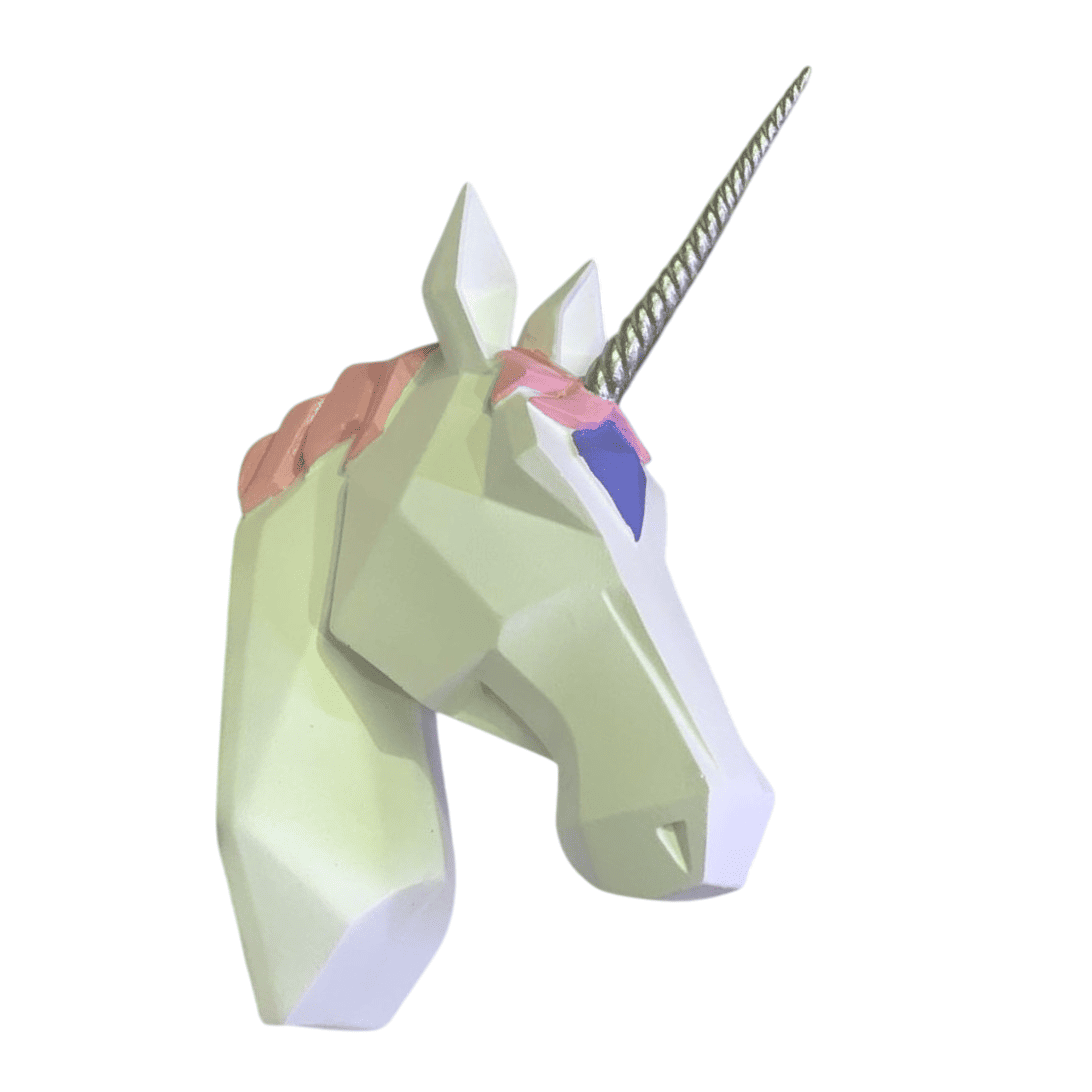 DD276-05 KÜBİK UNICORN DUVAR DEKORU