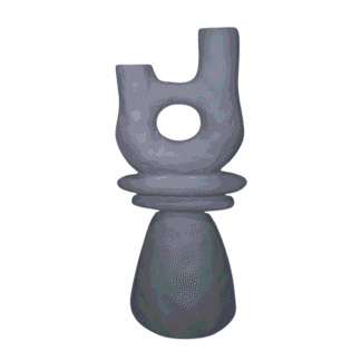 VZ649-01 ORTASI DELİKLİ TAŞ TAŞ ÜSTÜNDE VAZO